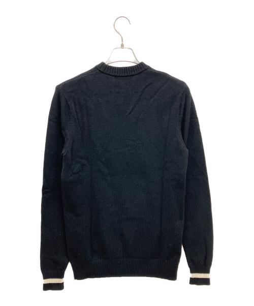 FRED PERRY（フレッドペリー）FRED PERRY (フレッドペリー) ウールニット ブラック サイズ:Sの古着・服飾アイテム