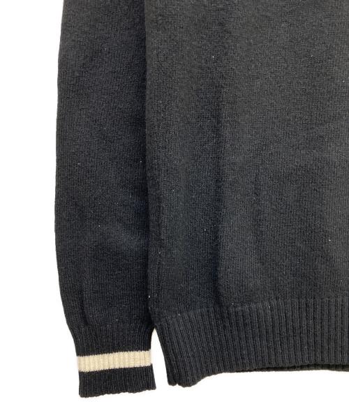 FRED PERRY（フレッドペリー）FRED PERRY (フレッドペリー) ウールニット ブラック サイズ:Sの古着・服飾アイテム