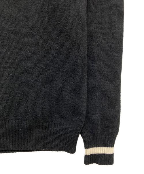 FRED PERRY（フレッドペリー）FRED PERRY (フレッドペリー) ウールニット ブラック サイズ:Sの古着・服飾アイテム