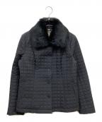 BURBERRY LONDONバーバリーロンドン）の古着「ラビットファーキルティングジャケット」｜ブラック