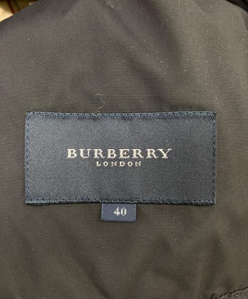 BURBERRY LONDON（バーバリーロンドン）BURBERRY LONDON (バーバリーロンドン) ラビットファーキルティングジャケット ブラック サイズ:40の古着・服飾アイテム
