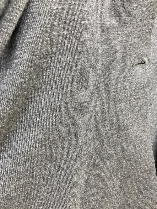 Christian Dior（クリスチャン ディオール）Christian Dior (クリスチャン ディオール) 金ボタンウールニットコート グレー サイズ:Mの古着・服飾アイテム