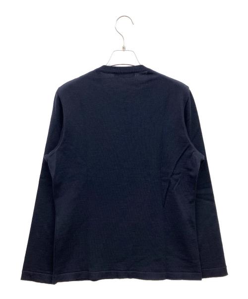 Salvatore Ferragamo（サルヴァトーレ フェラガモ）Salvatore Ferragamo (サルヴァトーレ フェラガモ) 金釦ウールニット ブラック サイズ:Mの古着・服飾アイテム
