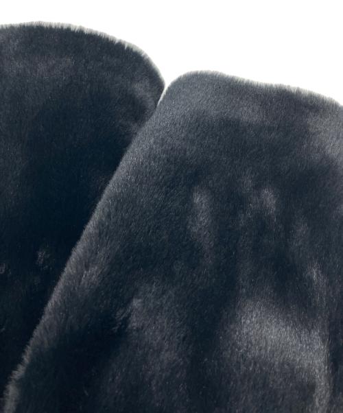 HERNO（ヘルノ）HERNO (ヘルノ) SOFT FAUX FUR COAT ブラック サイズ:SIZE 44の古着・服飾アイテム
