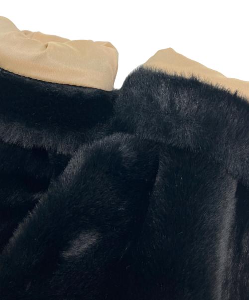 HERNO（ヘルノ）HERNO (ヘルノ) SOFT FAUX FUR COAT ブラック サイズ:SIZE 44の古着・服飾アイテム