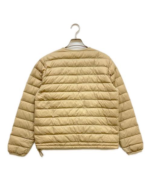 DANTON（ダントン）DANTON (ダントン) Crew Neck Inner Down Jacket ベージュ サイズ:SIZE 36の古着・服飾アイテム
