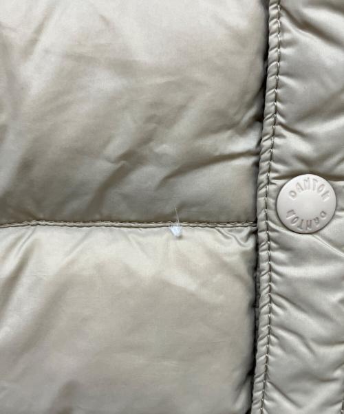 DANTON（ダントン）DANTON (ダントン) Crew Neck Inner Down Jacket ベージュ サイズ:SIZE 36の古着・服飾アイテム