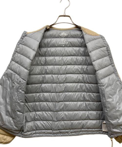 DANTON（ダントン）DANTON (ダントン) Crew Neck Inner Down Jacket ベージュ サイズ:SIZE 36の古着・服飾アイテム
