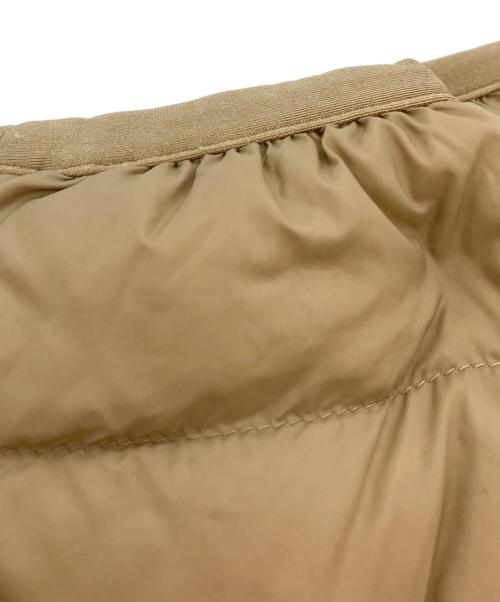 DANTON（ダントン）DANTON (ダントン) Crew Neck Inner Down Jacket ベージュ サイズ:SIZE 36の古着・服飾アイテム