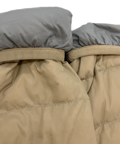 DANTON（ダントン）DANTON (ダントン) Crew Neck Inner Down Jacket ベージュ サイズ:SIZE 36の古着・服飾アイテム
