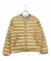 DANTON（ダントン）の古着「Crew Neck Inner Down Jacket」｜ベージュ