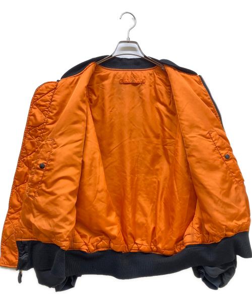 ALPHA（アルファ）ALPHA (アルファ) MA-1ジャケット ブラック サイズ:-の古着・服飾アイテム