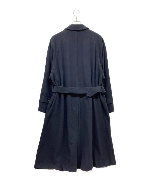 Aquascutum（アクアスキュータム）Aquascutum (アクアスキュータム) ロングコート ネイビー サイズ:44の古着・服飾アイテム