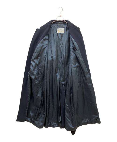 Aquascutum（アクアスキュータム）Aquascutum (アクアスキュータム) ロングコート ネイビー サイズ:44の古着・服飾アイテム