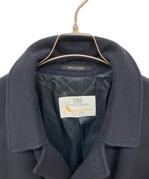 Aquascutum（アクアスキュータム）Aquascutum (アクアスキュータム) ロングコート ネイビー サイズ:44の古着・服飾アイテム