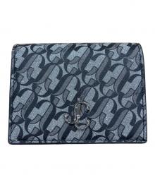 JIMMY CHOO（ジミーチュウ）の古着「HANNE RJC コンパクトウォレット」｜ブラック