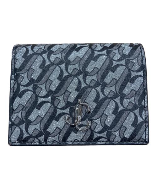 JIMMY CHOO（ジミーチュウ）JIMMY CHOO (ジミーチュウ) HANNE RJC コンパクトウォレット ブラックの古着・服飾アイテム
