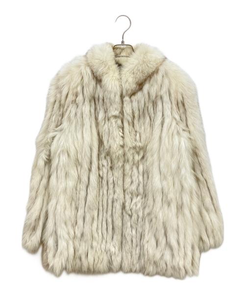 SAGA FOX（サガフォックス）SAGA FOX (サガフォックス) リアルファーショートコート ホワイト サイズ:9の古着・服飾アイテム