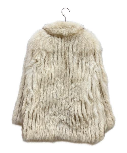 SAGA FOX（サガフォックス）SAGA FOX (サガフォックス) リアルファーショートコート ホワイト サイズ:9の古着・服飾アイテム