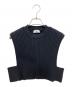 HYKE（ハイク）の古着「WIDE RIBBED CROPPED VESTニットベスト」｜ブラック