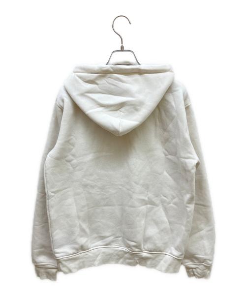 UGG（アグ）UGG (アグ) Rey UGGfluff Logo Hoodie ホワイト サイズ:Sの古着・服飾アイテム