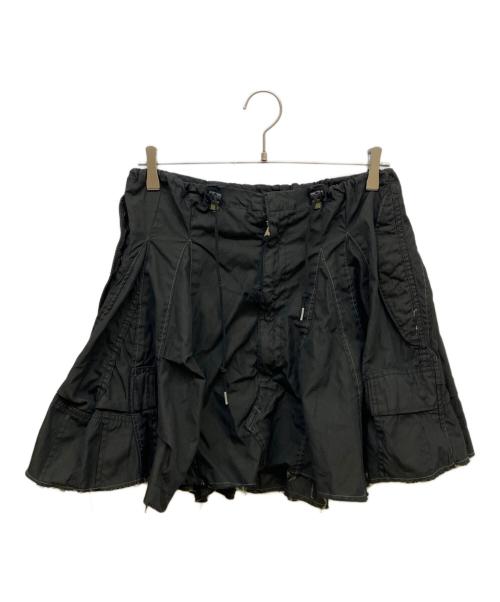 Rebuild by Needles（リビルドバイニードルス）Rebuild by Needles (リビルドバイニードルス) 再構築スカート オリーブ サイズ:2の古着・服飾アイテム