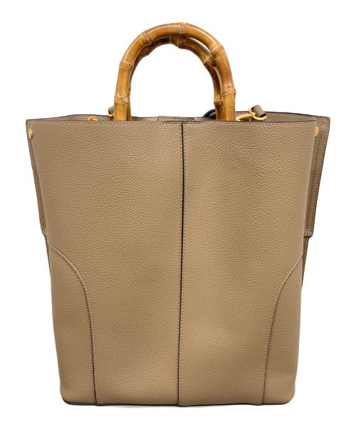EPOR（エポール）EPOR (エポール) BAMBOO BAG ブラウンの古着・服飾アイテム