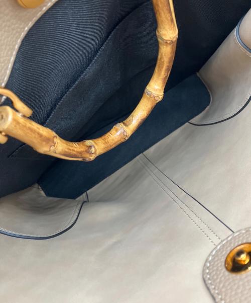 EPOR（エポール）EPOR (エポール) BAMBOO BAG ブラウンの古着・服飾アイテム