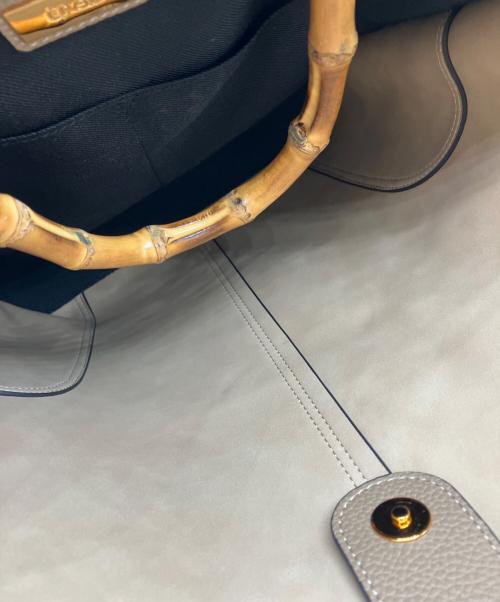 EPOR（エポール）EPOR (エポール) BAMBOO BAG ブラウンの古着・服飾アイテム