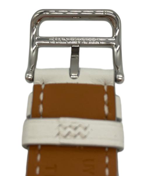 HERMES（エルメス）HERMES (エルメス) Apple Watch レザーバンド ホワイト サイズ:41mmの古着・服飾アイテム