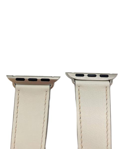 HERMES（エルメス）HERMES (エルメス) Apple Watch レザーバンド ホワイト サイズ:41mmの古着・服飾アイテム