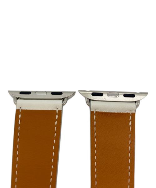 HERMES（エルメス）HERMES (エルメス) Apple Watch レザーバンド ホワイト サイズ:41mmの古着・服飾アイテム