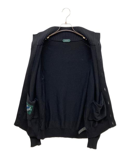 Zanone（ザノーネ）Zanone (ザノーネ) スタンドカラーニットカーディガン ブラック サイズ:48の古着・服飾アイテム