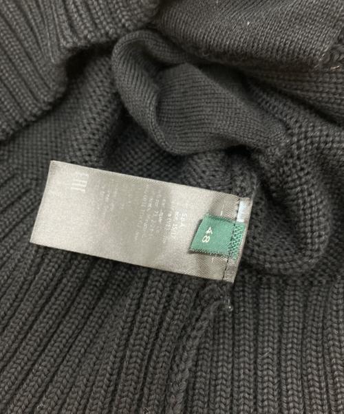 Zanone（ザノーネ）Zanone (ザノーネ) スタンドカラーニットカーディガン ブラック サイズ:48の古着・服飾アイテム