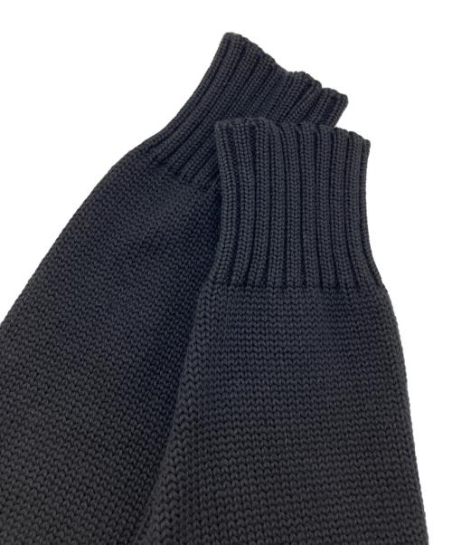 Zanone（ザノーネ）Zanone (ザノーネ) スタンドカラーニットカーディガン ブラック サイズ:48の古着・服飾アイテム