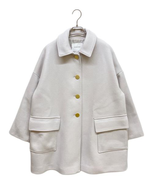 CADUNE（カデュネ）CADUNE (カデュネ) ウールブレンドコート ラベンダー サイズ:36の古着・服飾アイテム