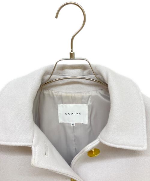 CADUNE（カデュネ）CADUNE (カデュネ) ウールブレンドコート ラベンダー サイズ:36の古着・服飾アイテム
