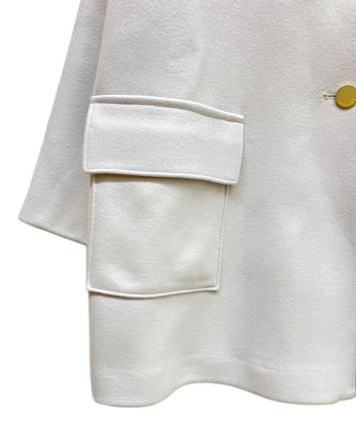 CADUNE（カデュネ）CADUNE (カデュネ) ウールブレンドコート ラベンダー サイズ:36の古着・服飾アイテム