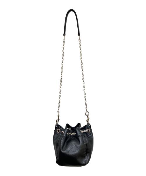Vivienne Westwood（ヴィヴィアンウエストウッド）Vivienne Westwood (ヴィヴィアンウエストウッド) CHRISSYスモールバケットバッグ ブラックの古着・服飾アイテム
