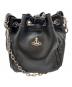 Vivienne Westwood（ヴィヴィアンウエストウッド）の古着「CHRISSYスモールバケットバッグ」｜ブラック