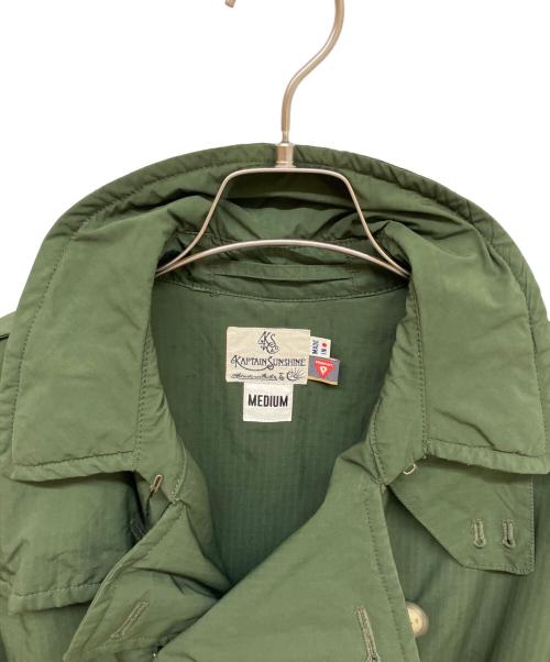 KAPTAIN SUNSHINE（キャプテンサンシャイン）KAPTAIN SUNSHINE (キャプテンサンシャイン) Padded Trench Coat グリーン サイズ:MEDIUMの古着・服飾アイテム