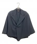 COMME des GARCONSコムデギャルソン）の古着「2Bポンチョジャケット」｜ブラック