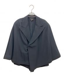 COMME des GARCONS（コムデギャルソン）の古着「2Bポンチョジャケット」｜ブラック