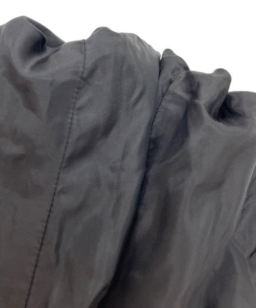 COMME des GARCONS COMME des GARCONS（コムデギャルソン コムデギャルソン）COMME des GARCONS COMME des GARCONS (コムデギャルソン コムデギャルソン) 異素材切替レイヤードジャケット ブラック×グレー サイズ:SIZE Mの古着・服飾アイテム
