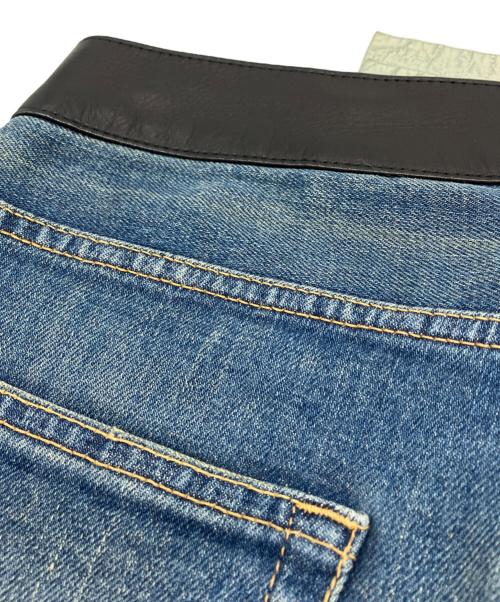 JUNYA WATANABE CDG（ジュンヤワタナベ コムデギャルソン）JUNYA WATANABE CDG (ジュンヤワタナベ コムデギャルソン) タータンチェック切替デニムパンツ マルチカラー サイズ:SIZE Sの古着・服飾アイテム