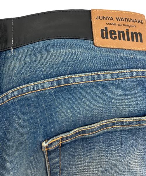 JUNYA WATANABE CDG（ジュンヤワタナベ コムデギャルソン）JUNYA WATANABE CDG (ジュンヤワタナベ コムデギャルソン) タータンチェック切替デニムパンツ マルチカラー サイズ:SIZE Sの古着・服飾アイテム