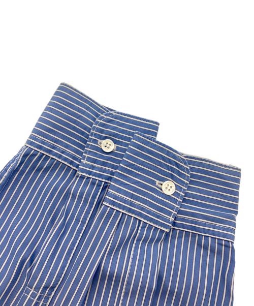 COMME des GARCONS HOMME（コムデギャルソン オム）COMME des GARCONS HOMME (コムデギャルソン オム) 切替デザインシャツ グリーン×ブルー サイズ:Lの古着・服飾アイテム