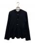 COMME des GARCONS COMME des GARCONS（コムデギャルソン コムデギャルソン）の古着「裾フリルウールカーディガン」｜ブラック