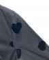 中古・古着 COMME des GARCONS (コムデギャルソン) フロッキー加工ハート柄カットソー ブラック サイズ:S：12000円