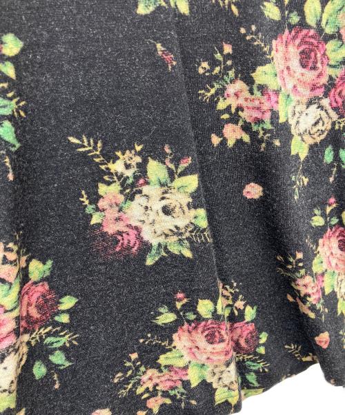 COMME des GARCONS（コムデギャルソン）COMME des GARCONS (コムデギャルソン) 花柄ウールニット ブラウン サイズ:SIZE Sの古着・服飾アイテム